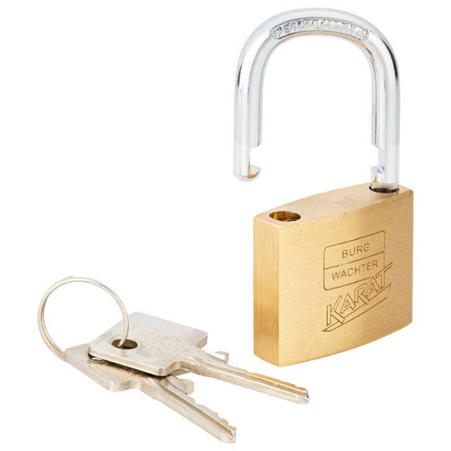 BURG hængelås Karat 217 40 X1, ensluk.