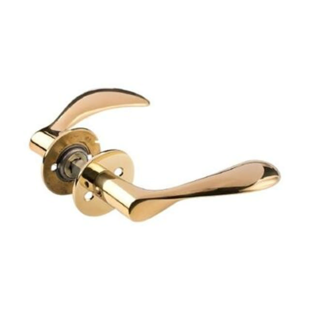 Arne Jacobsen Türgriff 97 mm mit Rosetten CC30, Sl. Mes.