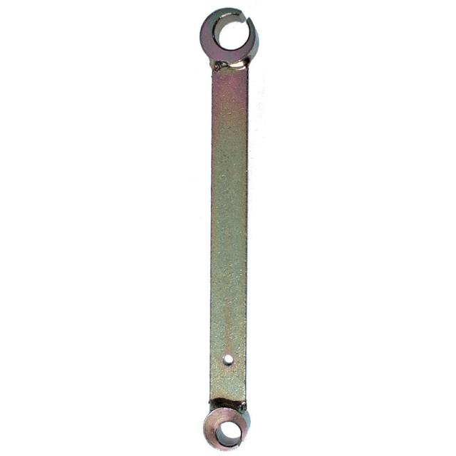 HINGE BRACKET T:Ø14/Ø18 MM Electro-galvanized Blue