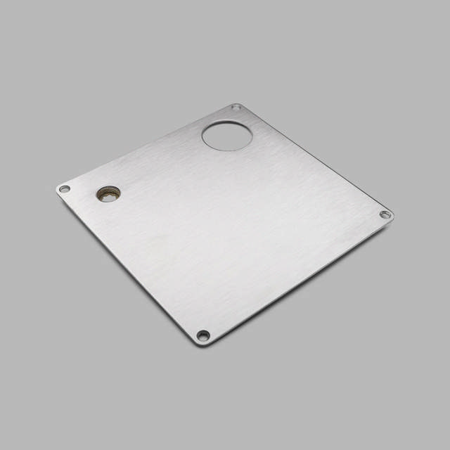 d line faconskilt m. grebshul og Ø40 mm. Hul, V