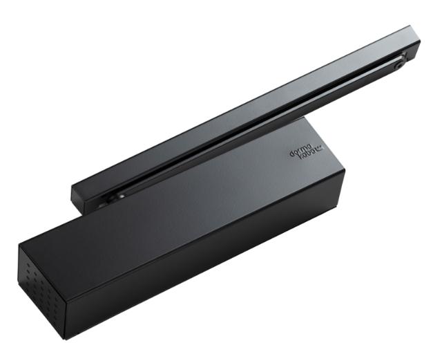 Dorma dørlukker TS93B 2-5 sort RAL 9005 m/skinne