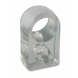 Door stopper for door handle - 32 mm - Clear