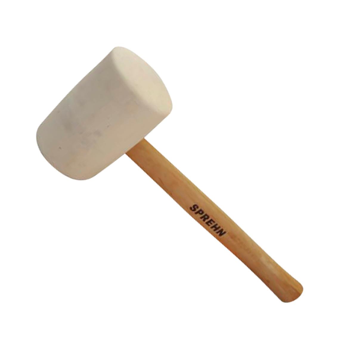 SPREHN rubber hammer white 320g