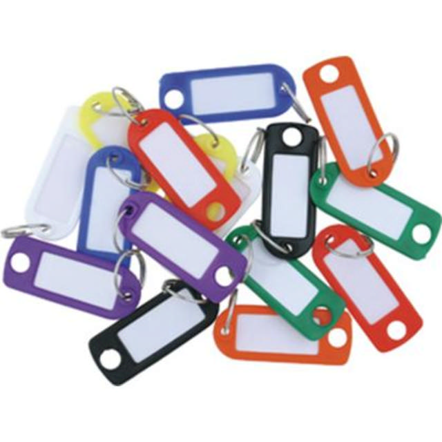 Schlüsselanhänger 8033/100 Stk. orange (Ring/m. Loch)