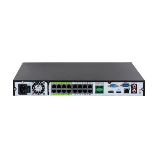 Dahua NVR records 16 channel 16xPoE AI Model, 4000GB hard disk