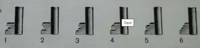 Möbelschlüssel Chub 1301/3