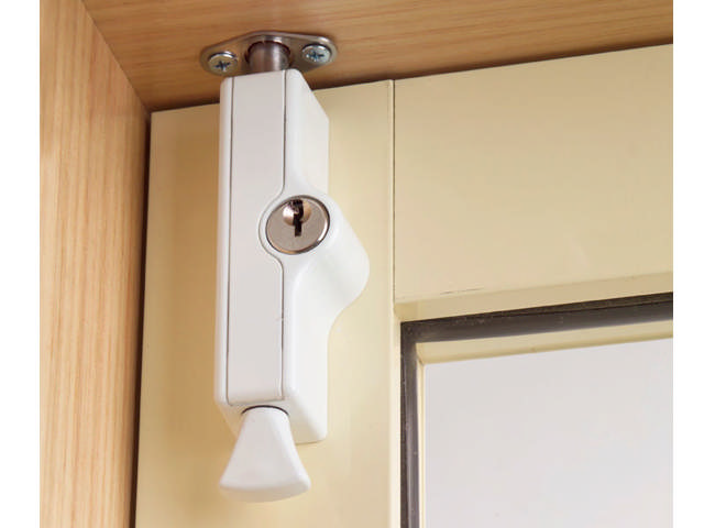 Securi boltdørlås mc82 l.102 hvid