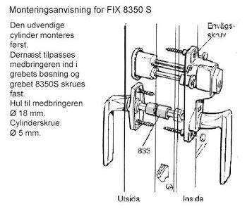 Fester Griff 8350s h Chrom