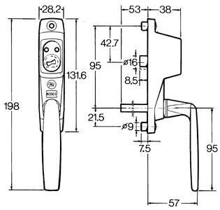 Fixgriff 8350s v mattchrom