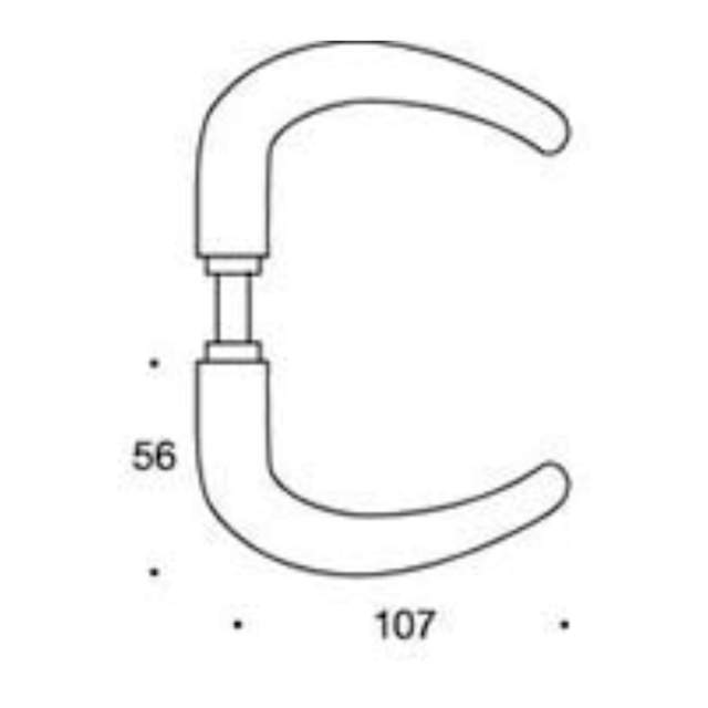 Randi Türgriff P1090984AB, Coupe, mit Clip-Rosetten CC30, mess