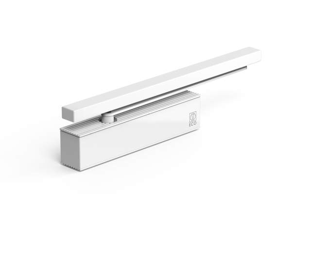 ECO-Türschließer TS-61 G 3-6 mit Gleitschiene, weiß