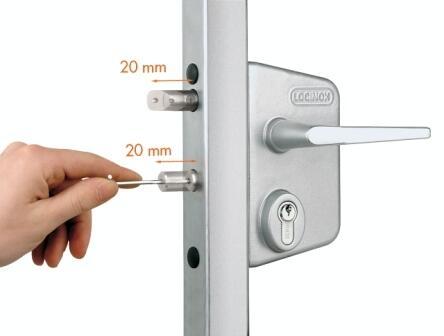 Locinox Port Lock box 40 mm square tube