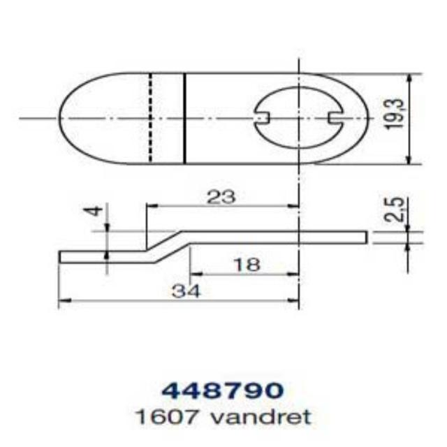 Ruko comb piece 448790 t/1607 horizontal