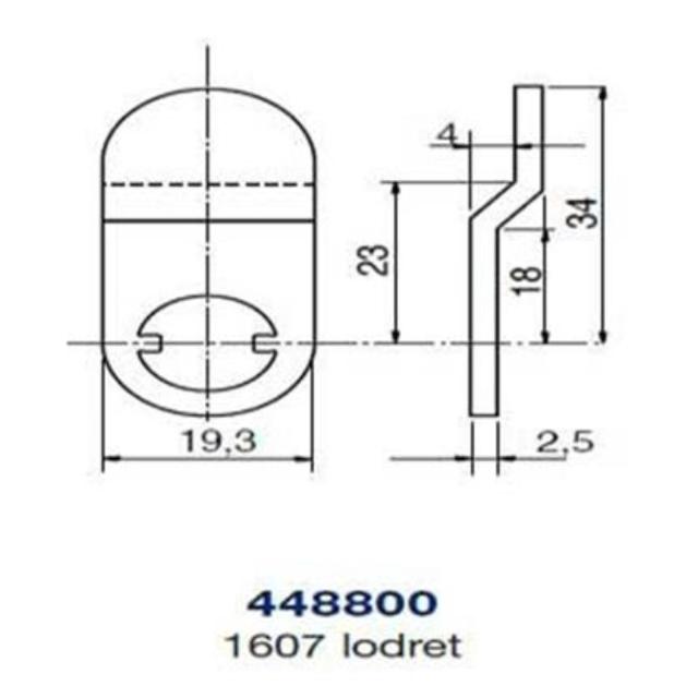 Ruko kamstycke 448800 t/1607 vertikal