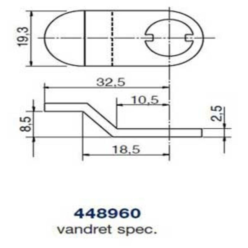 Ruko comb piece 448960 horizontal spec.