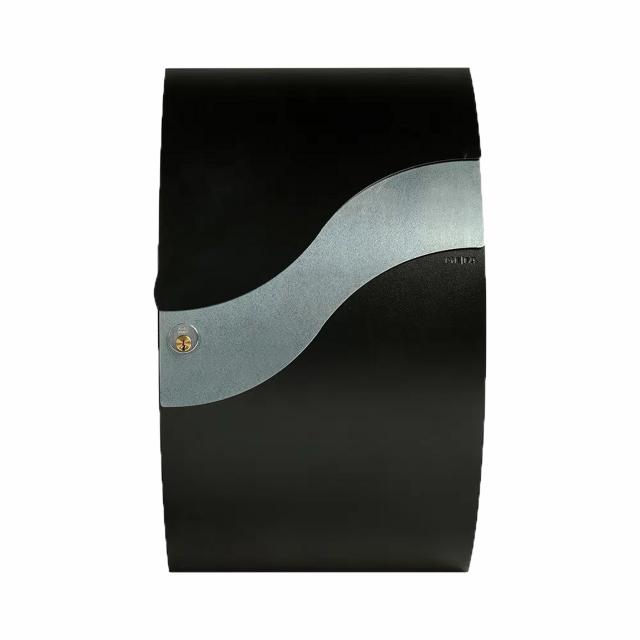 Mefa brevlåda 630 Wave rostfri/svart