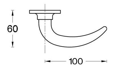 Mefa Türgriff Coupe 4301 grau