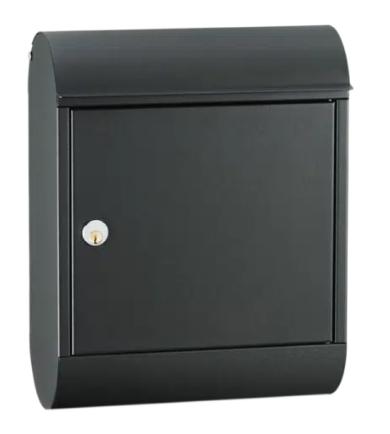 Mefa brevlåda 842 Topaz svart