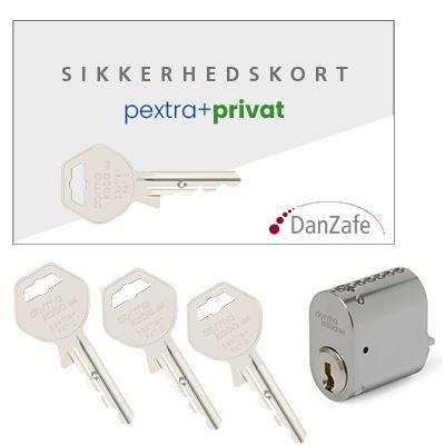 pextra+ privéset, 1x4060, 3xsleutels