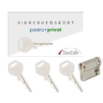 pextra+ privéset, 1x4000, 3xsleutels