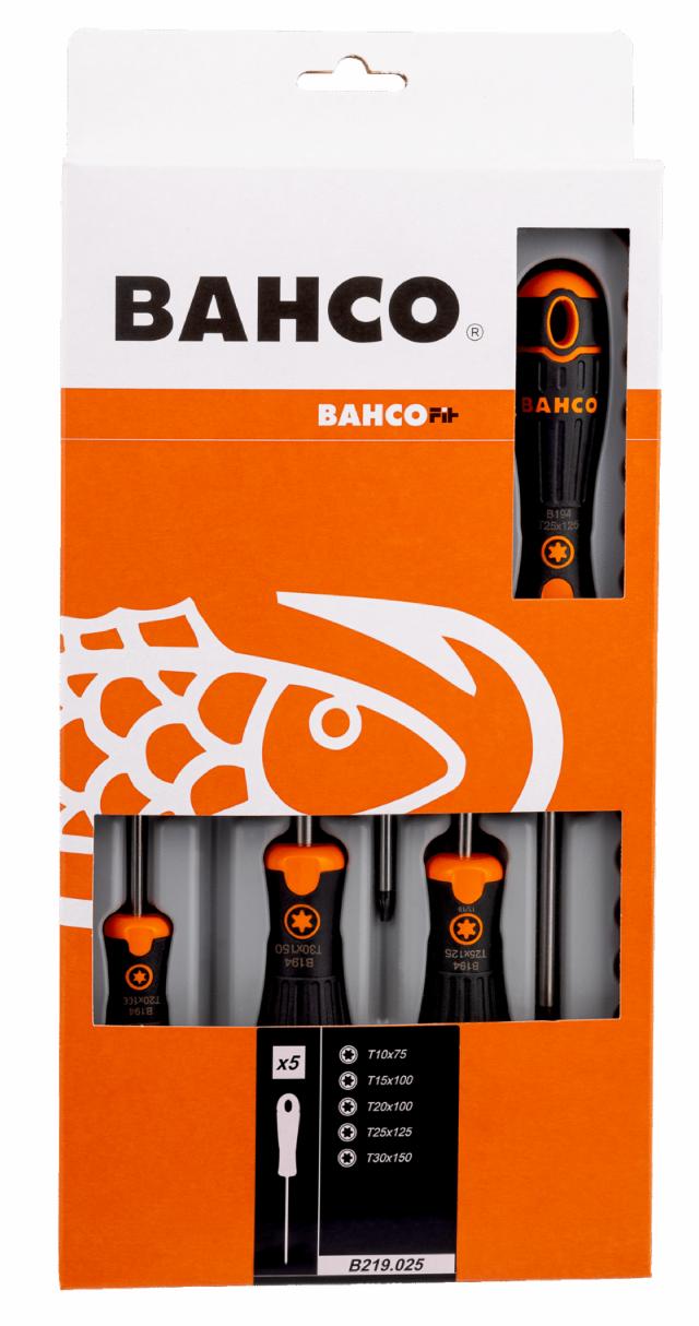 Bahco screwdriver set w/ TX