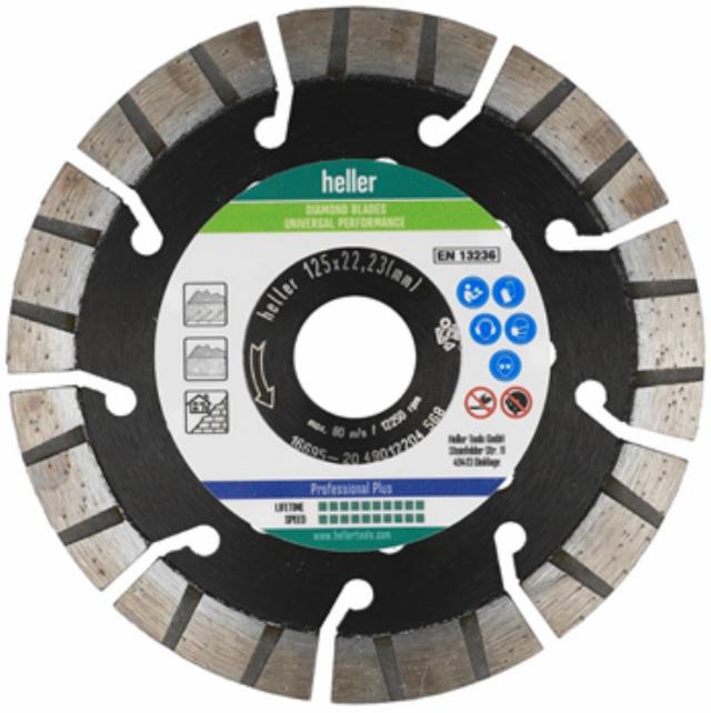 Heller diamond blade universal performance