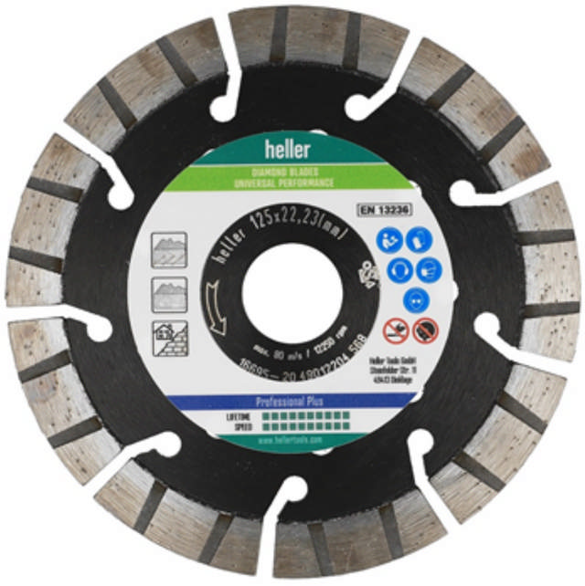 Heller Diamanttrennscheibe Universal Performance 230x22,23 (17mm)