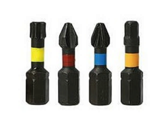 Heller Torsion Impact Bits PH 1, 25 mm Packung. von 5 Stück.