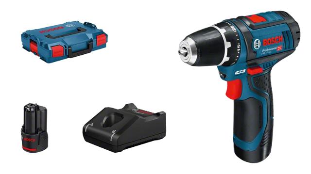 Bosch sladdlös skruvmejsel GSR 12-2-LI 2 x 2,0 Ah m/laddare