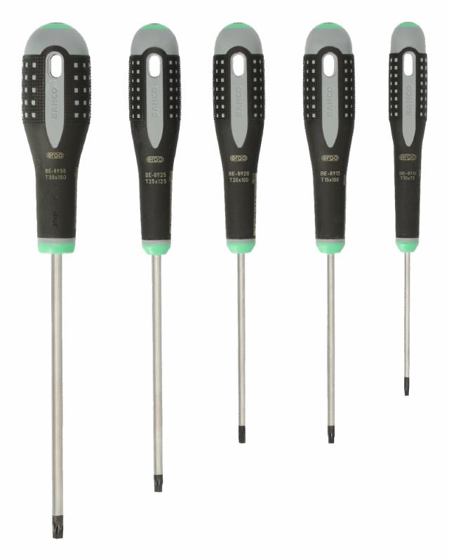Bahco ERGO schroevendraaierset, Torx, 5-delig