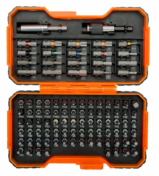 Bahco bit set 100 pcs