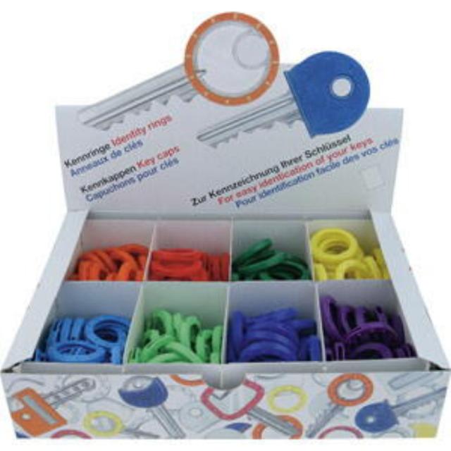 8004 assortment box 160 plastic key rings