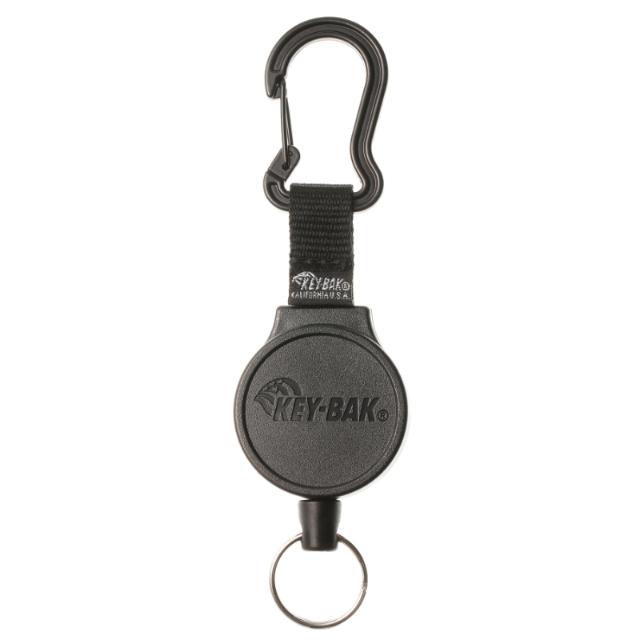 KeyBak MID6 w/ 90 cm polyester cord, carabiner