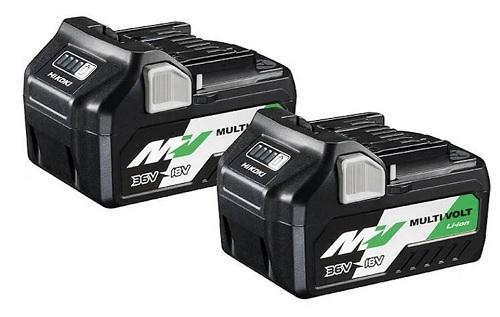HiKOKI battery set 36V 2x36V 2.5Ah multi batteries