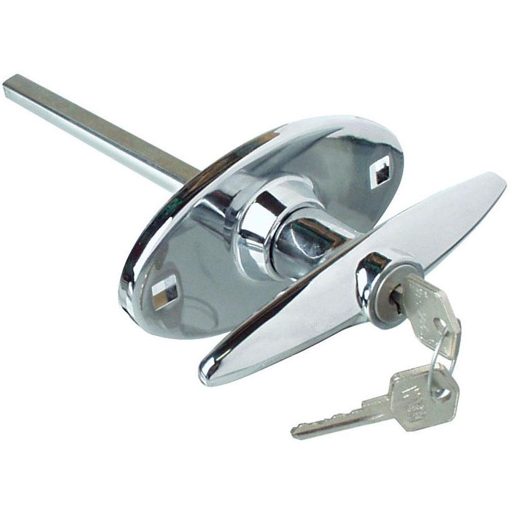 PN GARAGE DOOR HANDLE FRONT CHROME