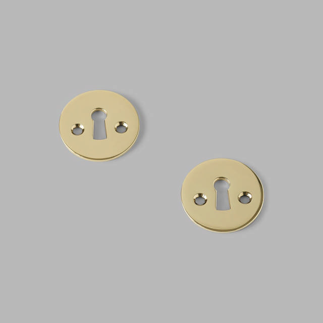 d line nøglehulsroset, sæt, messing, CC27 (BtC pak.)