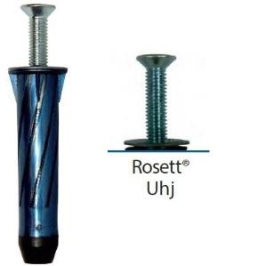 EXP Rosette blau UHJ TX25 5x65/25mm PK 50