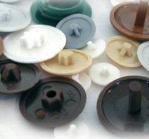 EXP Reifenknopf TX30 anthrazitgrau Beutel mit 100 Stück.