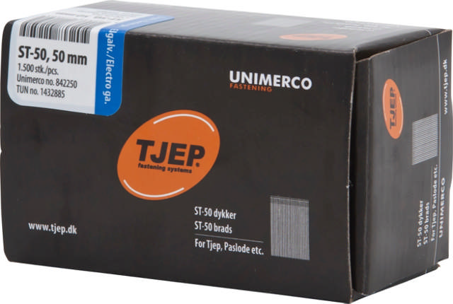 TJEP Ståldykker Elgalv. ST-50 50 PK m. 1500 stk.