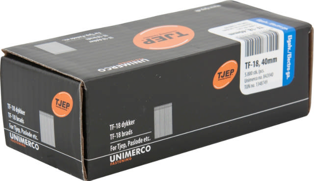 TJEP Stifter Elgalv. TF-18 40 Unimerco PK m. 5000 stk.