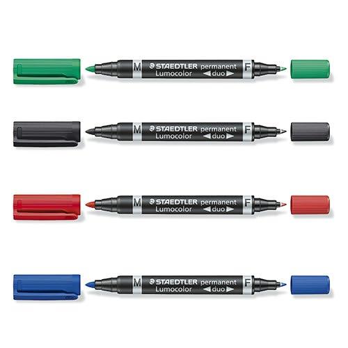 Permanent Marker pen 0.6 / 1.5 mm black reversible