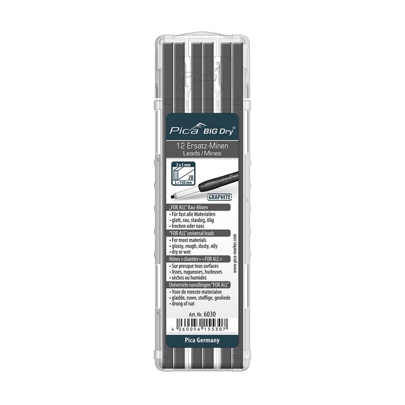 PICA BIG Dry refill 12x graphite