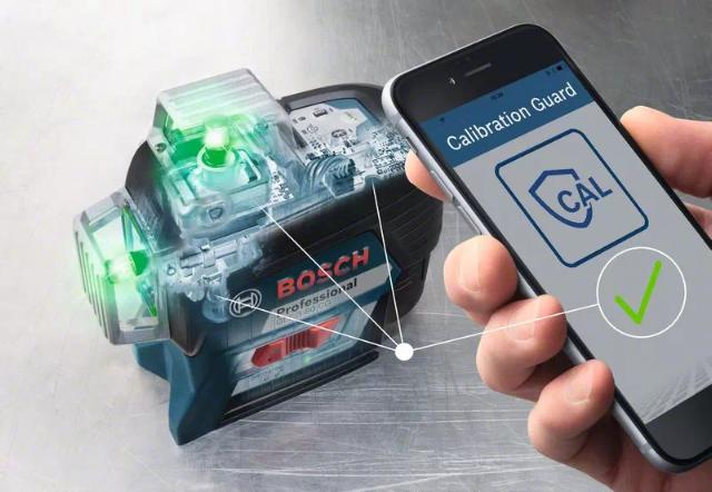 Bosch cirkellaser GLL 3-80 CG inkl. laddare, batteri och hållare