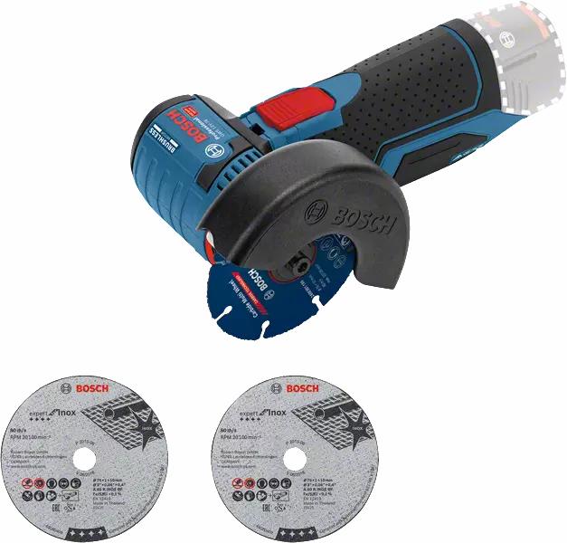 Bosch angle grinder GWS 12 V solo, Ø76 mm disc