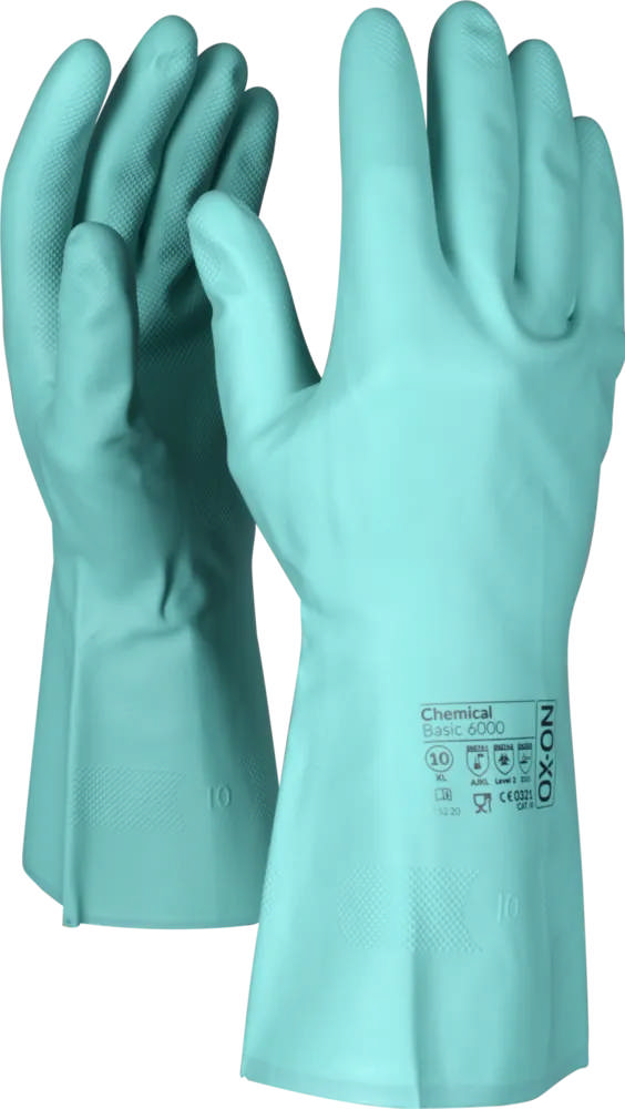 OX-ON Arbeitshandschuh, Nitril, Größe 10