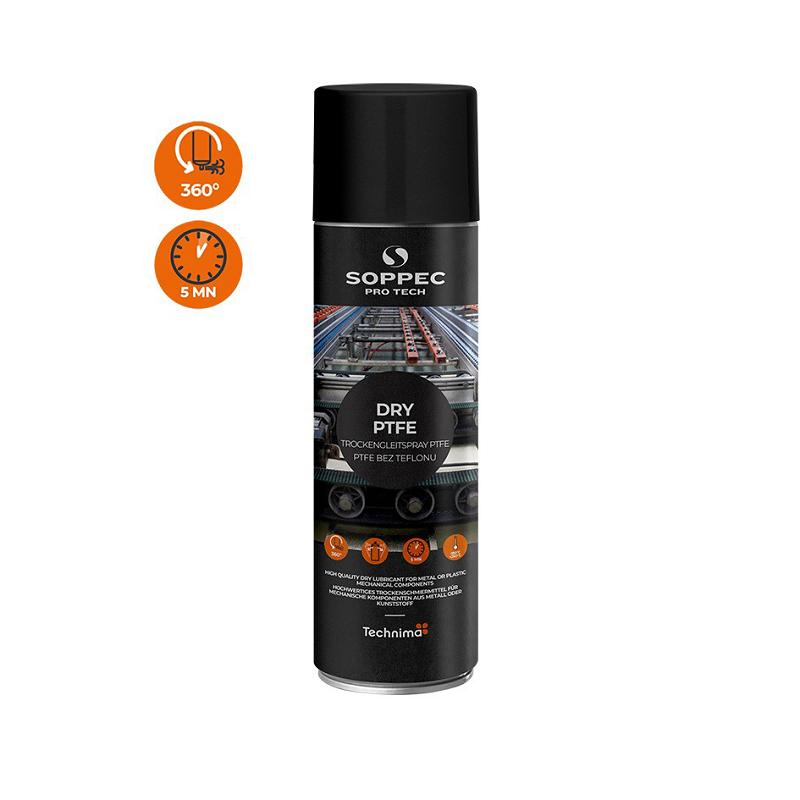 SOPPEC Pro Tech Dry lubrication spray PTFE 500ml