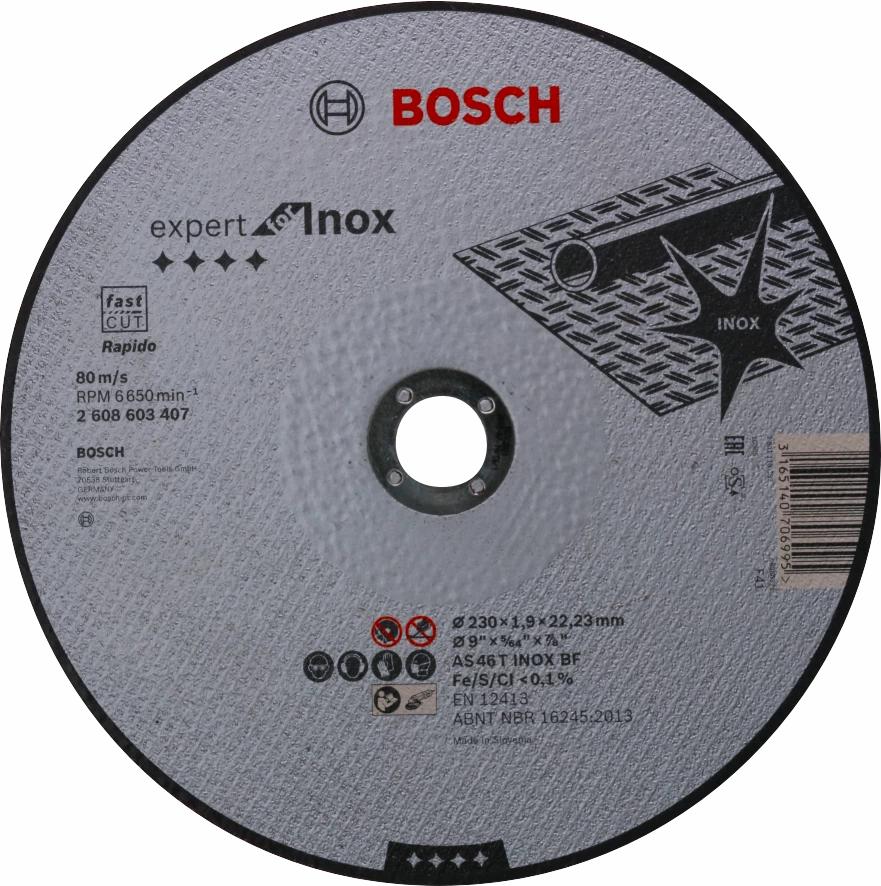 Bosch cutting disc 230 mm t/stainless steel