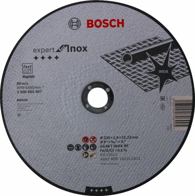 Bosch kapskiva 230 mm t/rostfritt stål