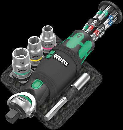 Wera 8009 Zyklop Pocket Set 2, combitool met ratel