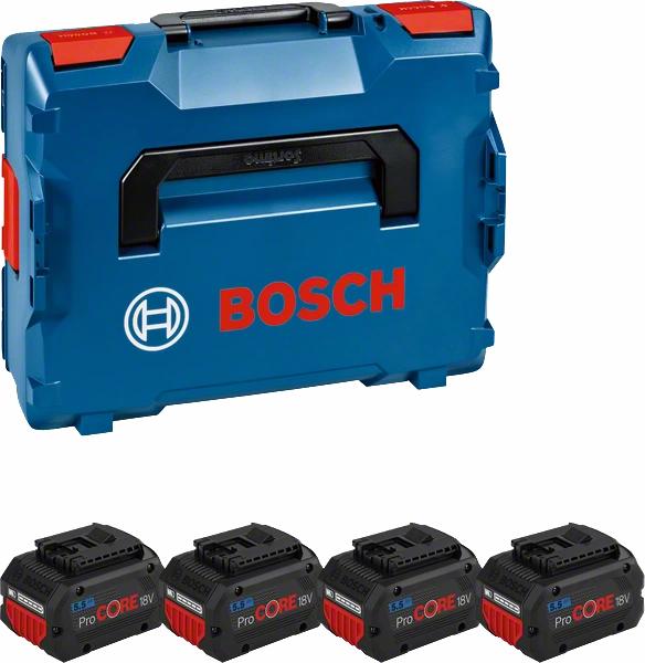 Bosch battery set ProCORE 18V 4x5.5Ah L-BOXX
